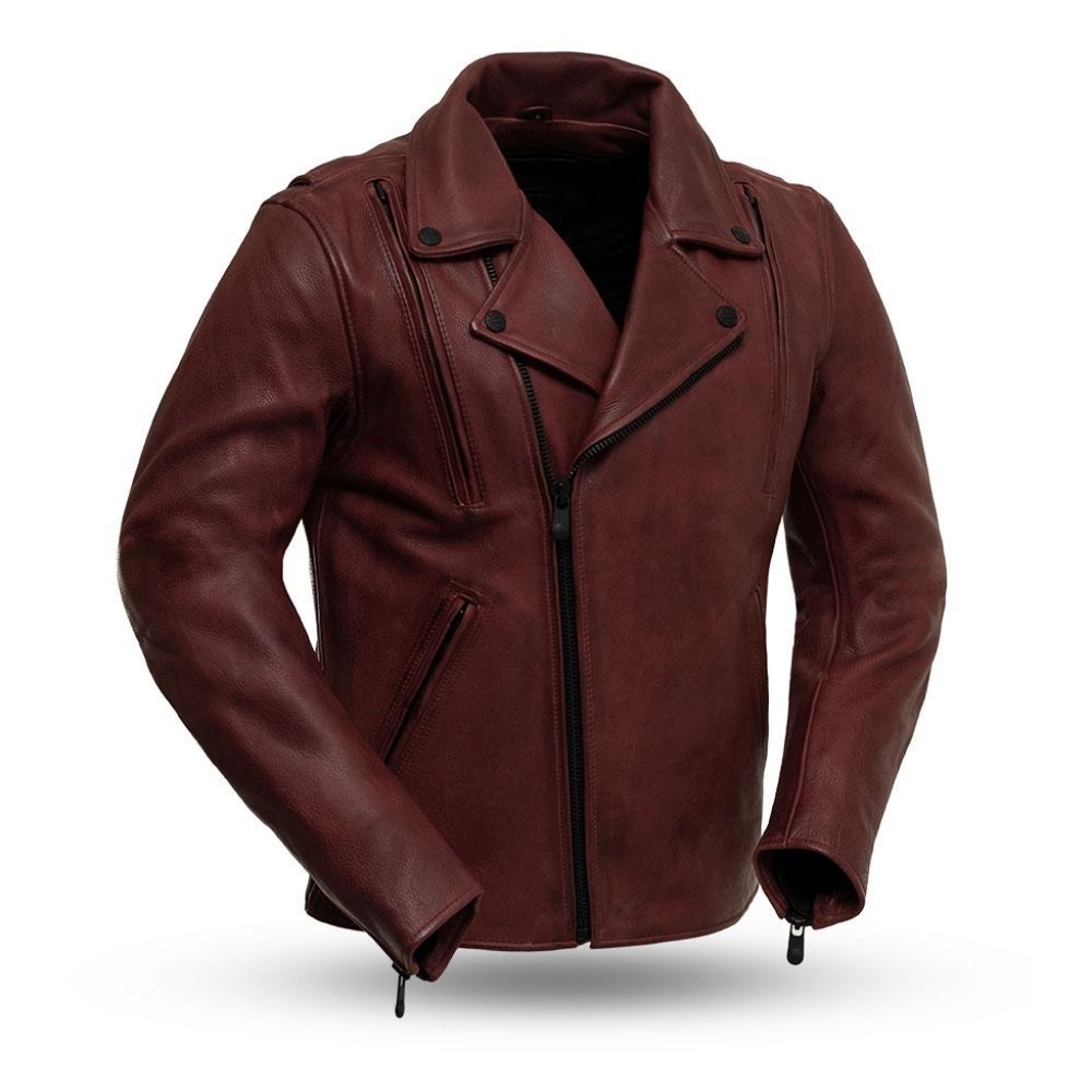 NIGHT RIDER - MEN'S MOTORCYCLE LEATHER JACKET